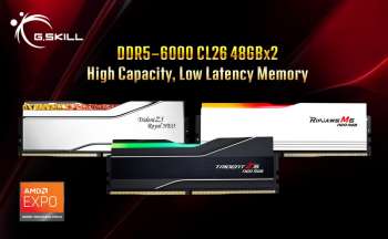 G.Skill представила комплект DDR5-6000 из двух 48-Гбайт планок с низкими задержками для AMD Ryzen