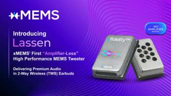 xMEMS представила высокочастотный кремниевый Hi-Fi-динамик без усилителя для двухканальных TWS-наушников