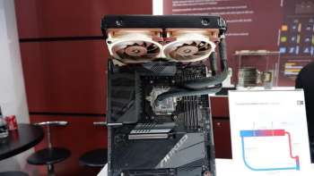Noctua показала жидкостный кулер, который работает без помпы, и обозначила сроки его дебюта