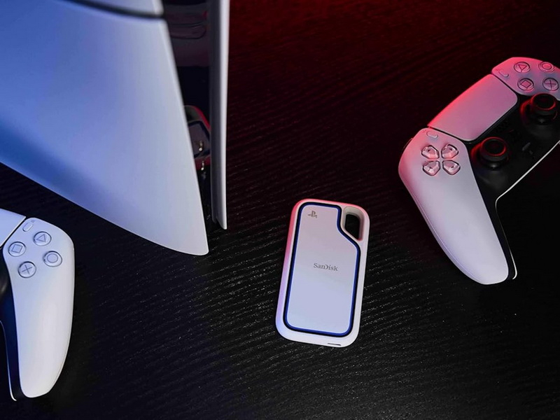 SanDisk выпустила внешний SSD в стиле приставки PlayStation 5