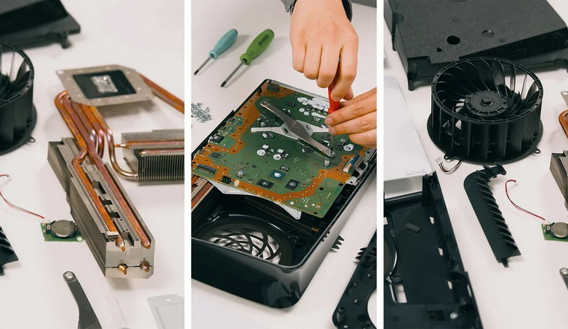 Sony показала, как улучшила нанесение жидкого металла в приставке PS5 Pro
