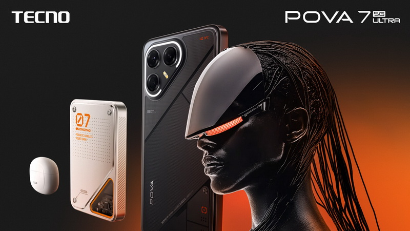 Tecno сообщила о глобальном старте продаж смартфонов серии Pova 7