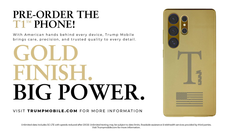 «Американский» смартфон Trump Mobile превратился из пародии на iPhone в золотой Galaxy S25 Ultra
