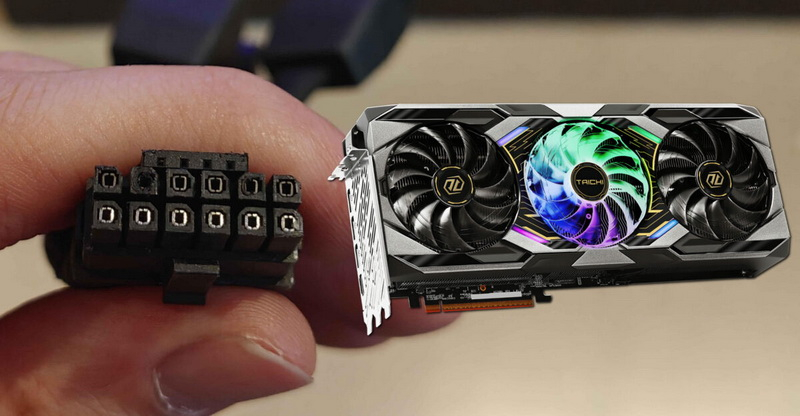 Коннектор 12V-2×6 впервые расплавился на видеокарте Radeon RX 9070 XT