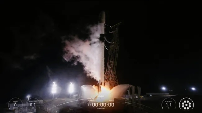 SpaceX выполнила редкий запуск Falcon 9 с новой первой ступенью — созвездие Starlink пополнили 24 спутника