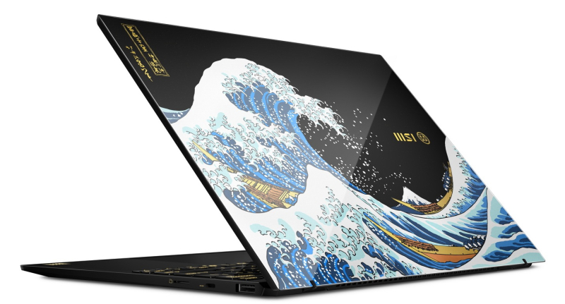 MSI выпустила лимитированный ноутбук Prestige 13 AI+ Ukiyo-e Edition с японской гравюрой на крышке