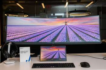 HP представила 49-дюймовый офисный монитор Series 5 Pro с выдвижной веб-камерой и геймерскими характеристиками