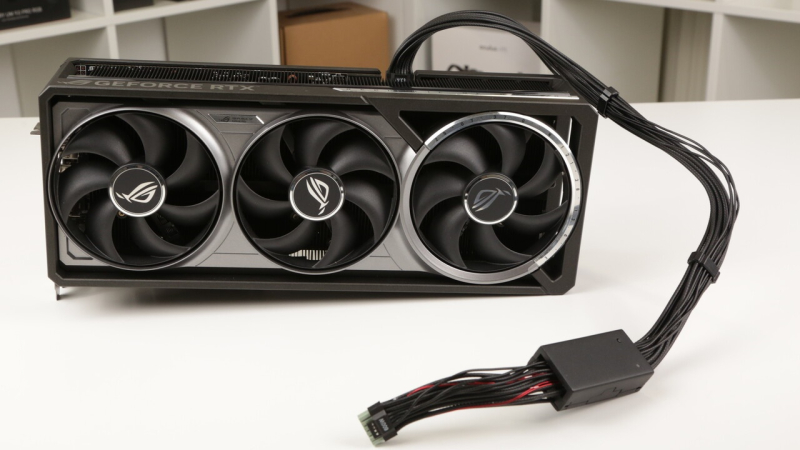 Cybenetics показала прототип «противопожарного» кабеля, который защитит разъёмы питания на видеокарте