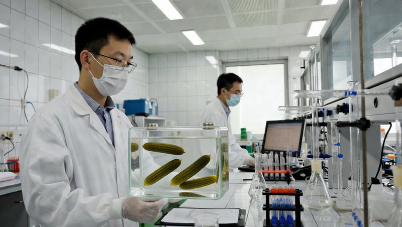 В Китае создали настолько экологически чистый аккумулятор, что в его электролите можно было бы солить огурцы