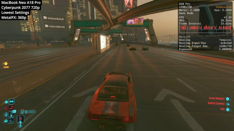 Apple MacBook Neo протестировали в играх — всё не так плохо