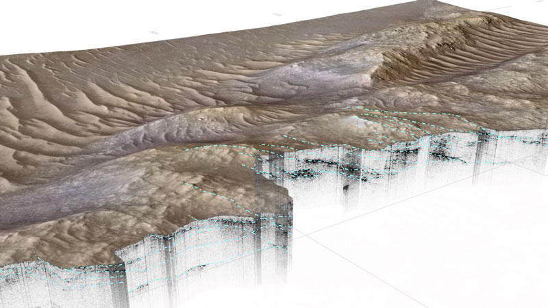 Ровер Perseverance выявил скрытую под поверхностью Марса древнюю речную дельту