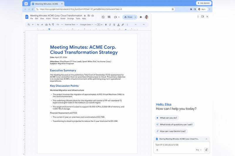 Google превратила Chrome в «автоматический браузер» — полноценного работника среды Workspace