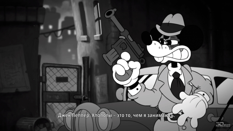 Новая статья: Mouse: P.I. For Hire — чёрно-белый Doom с мышами. Рецензия