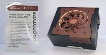 Seasonic показала прототип 1600-Вт блока питания Prime TX Noctua Edition с защитой разъёмов 12V-2×6