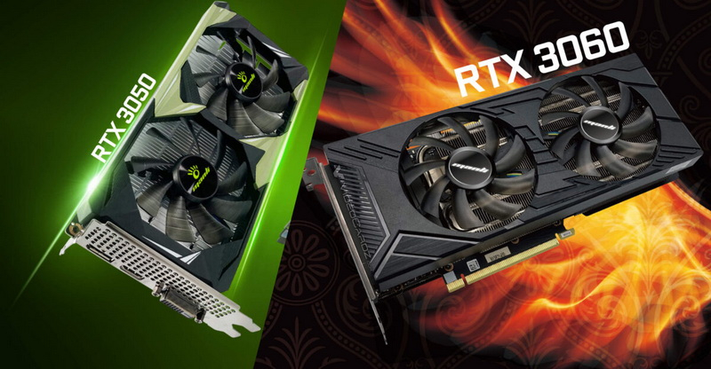 Manli анонсировала новые видеокарты GeForce RTX 3060 и RTX 3050