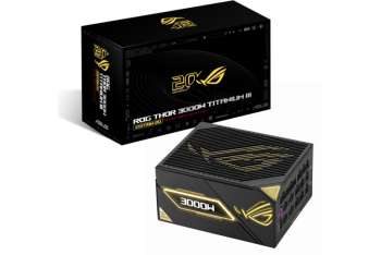 Asus представила блок питания ROG Thor 3000W Titanium III Edition 20 за €999 — его хватит на четыре GeForce RTX 5090