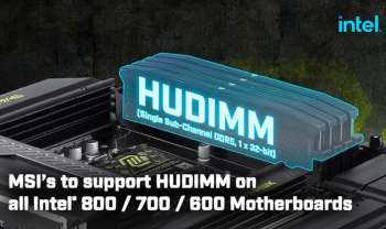 MSI наделила свои платы для Intel поддержкой половинчатых модулей DDR5 HUDIMM