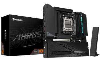 Gigabyte представила компактную плату B850M Aorus Stealth с разъёмами на изнанке