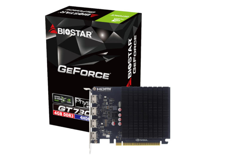 Biostar внезапно начала продвигать видеокарту GeForce GT 730 на чипе из 2014 года