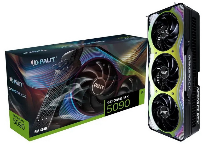 Видеокарты GeForce RTX 5090 теперь продаются в России по цене от 350 тыс. рублей с гарантией